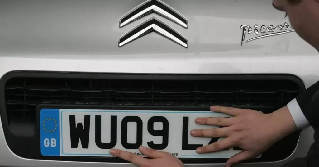 Installing Your New Number Plates